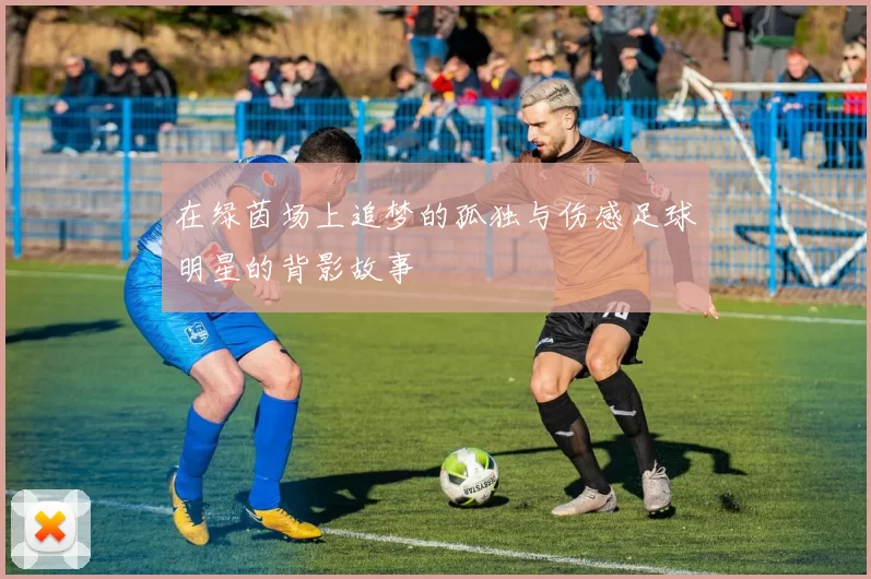 在绿茵场上追梦的孤独与伤感足球明星的背影故事