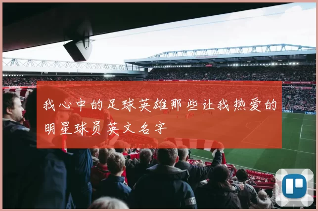 我心中的足球英雄那些让我热爱的明星球员英文名字